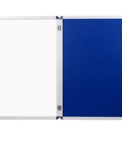 VIZ-PRO Tamperproof Lockable Noticeboard Class 1 Aluminium Framed 36x24 Inches Blue Felt 36 x 24 inches 11 519M9dG2F9L