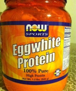 NOW Sports Nutrition, Egg White Protein, 16 g With BCAAs, Unflavored Powder, 1.2-Pound 33 519MYlCgzqL