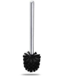 ToiletTree Products Toilet Brush with Lid - Sleek Toilet Bowl Brush and Holder - Toilet Scrubber Brush Set with Heavy-Weight Base - Lidded Toilet Bowl Cleaner Brush and Holder - Chrome Stainless Steel 28 519N4GEksZL