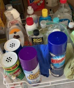 Household Essentials Glidez Powder-Coated Steel Pull-Out/Slide-Out Storage Organizer with Plastic Liner for Under Cabinet or Wire Shelf Use - 1-Tier Design - Fits Standard Size Cabinet or Shelf, White 15" 67 519QekWaF4L