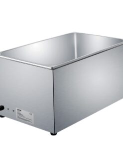 VEVOR Steam Table Warmer, 27 Qt Commercial, Full Size Countertop Food Warmer, Stainless Steel Electric, 1000W Buffet Food Warmer with Lid for Catering and Restaurant 27Qt 22 519TH2vDqL