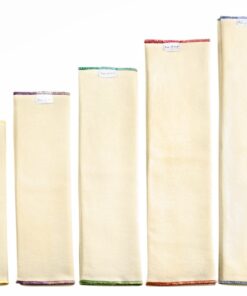 BabyKicks 3 Pack Hemparoo Fleece Prefolds, Golden Thread, X-small 10 519TKtCHUyL