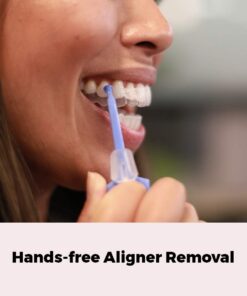 PUL Clear Aligner Removal Tool Compatible with Invisalign Removable Braces & Trays, Retainers, Dentures and Aligners - Hygienic Oral Care Accessory, Personal Orthodontic Supplies - Orange (Pack of 1) 1 Pack 16 519U wseFhL