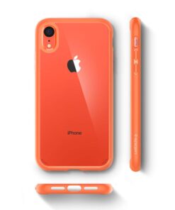 Spigen Ultra Hybrid iPhone XR Case (2018) - Coral, Polycarbonate Protection 33 519UBsmWKZL