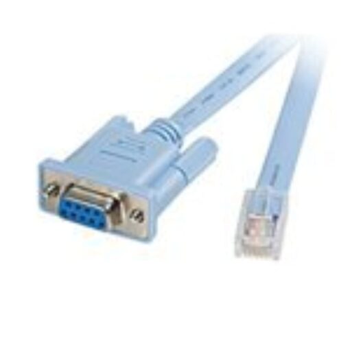 RW RoutersWholesale DB9 to RJ45 Console Cable 72-3383-01 Compatible/Replacement for Cisco CAB-CONSOLE-RJ45=