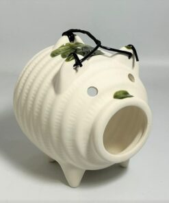 三陶(Santo) 02938 Storage Case/Box, 高さ15cm, White Pig 13 519V6041X0L