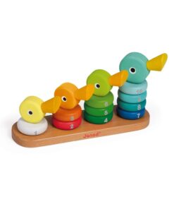 Janod Zigolos Duck Family Stacking Toy – Ages 1+ - J08212 11 519WTuCFpKL