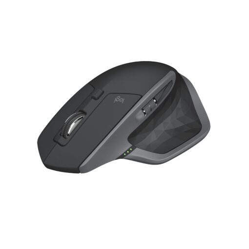 Logitech MX Master 2S Wireless Mouse – Use on Any Surface, Hyper-Fast Scrolling, Ergonomic Shape, Rechargeable, Control Upto 3 Apple Mac and Windows Computers, Graphite (Discontinued by Manufacturer) 2017 Model