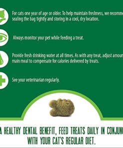 Feline Greenies Dental Treats For Cats Oven Roasted Chicken Flavor 12 Oz. With Natural Ingredients Plus Vitamins, Minerals, And Other Nutrients 21 519YxjUR5dL