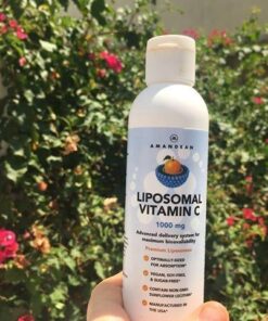 AMANDEAN Liposomal Vitamin C 1000mg. Liquid VIT C Supplement. Immune Support, Skin Health, Collagen Production. Fast Absorbing Antioxidant Delivery. Quali®-C, Soy-Free, Vegan, Non-GMO. 24 519abUnuToL