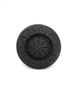 Renovators Supply Manufacturing Black Wrought Iron Nails 3 x 2 in. Long Round Clavos Floral Decorative Black Powder Coated Nails for Barn, Gate, Window Shutter Or Doors Home Hardware Nails 17 519c0ryO9S