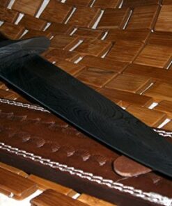 RAM-05 Damascus Steel Hunting Knife – Walnut Wood Handle 38 519eQY Q7aL