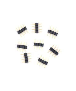 Alternative view of HUALAND 4PCS 2M 6.56ft 4 Color RGB Extension Cable LED Strip Connector Extension Cable Cord Wire 4 Pin LED Connector for SMD 5050 3528 2835 RGB LED Light Strip