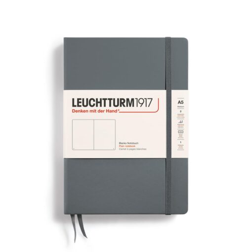 Leuchtturm Medium Hardcover Plain Anthracite