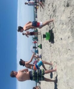 BULZiBUCKET Game by Water Sports - Beach, Tailgate, Camping, Yard, and Pool Games- Indoor/ Outdoor Kids Toys - Pool Accessories Perfect for Family Game Night (Green/Black) Black/Green 33 519rqgWo0PL