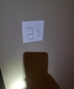 Leviton SureSlide Dimmer Switch for Dimmable LED, Halogen and Incandescent Bulbs, 6674-P0W, White 24 519xTYhFSBL