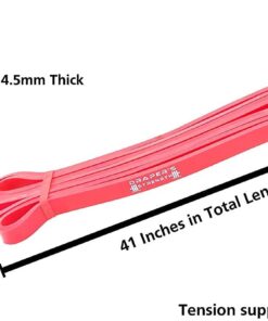 Draper's Strength Heavy Duty Resistance Stretch Loop Bands for Powerlifting Workout Exercise and Assisted Pull Ups #02 Red 11 51A1vm8 6L