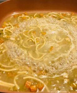 BELLA Electric Skillet and Frying Pan with Glass Lid, Nonstick Coating, Cool Touch Handles, Removable Heating Probe, Dishwasher Safe, 12 x 12 inch, Copper 34 51A94cXMOTL