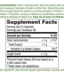 Nature's Way Premium Formal Ginger Root 550 mg,180 Count (Pack of 2) 11 51ABHG1d70L