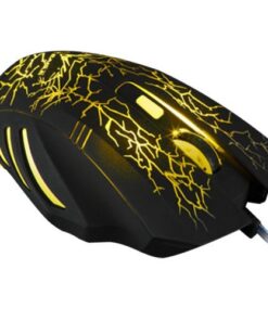 HAVIT HV-MS672 3200DPI Wired Mouse, 4 Adjustable DPI Levels, 800/1200/2400/3200DPI, 7 Circular & Breathing LED Light, 6 Buttons (Black) 35 51AIawoLffL