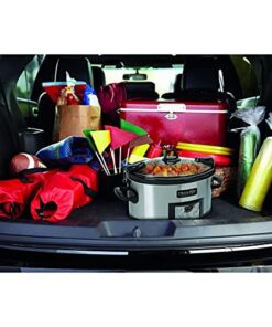 Crock-Pot SCCPVL610-S-A 6-Quart Cook & Carry Programmable Slow Cooker with with Digital Timer, Stainless Steel | Exclusive 7 51AKix9ItFS