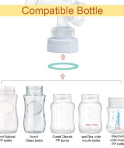 Alternative view of Maymom Conversion Kit Compatible with Medela Breast Pumps (Selected) to be Compatible with Avent Classic Bottles, Avant Natural PP Bottle and speCtra Wide-mouth Bottles Thread Changer; w Sealing Rings