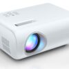 Mini Projector, CLOKOWE 2023 Upgraded Portable Projector with 9000 Lux and Full HD 1080P, Movie Projector Compatible with iOS/Android Phone/Tablet/Laptop/PC/TV Stick/Box/USB Drive/DVD/Game Console 4 51AQ01HrQPL