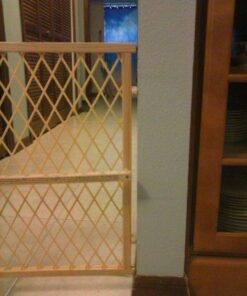 Evenflo Position and Lock Baby Gate, Pressure-Mounted, Tan 37 51AQJa0OrQL