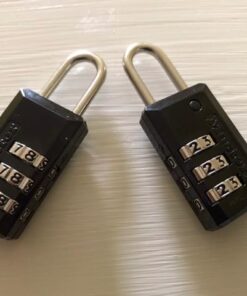 Master Lock Set Your Own Combination Luggage Lock, 2 count (Pack of 1), Black 2 count (Pack of 1) 40 51AQyq9W5kL