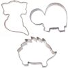 Sweet Elite Tools- Woodland Animals Stainless Steel Cookie Cutter Set: Fox, (or Raccoon and Skunk), Hedgehog, and Turtle By Autumn Carpenter 21 51ARni4MFKL