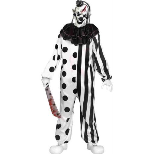 Fun World Teenager's Killer Clown Costume Large Multicolor