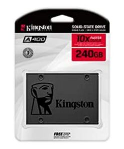 Kingston 240GB A400 SATA 3 2.5" Internal SSD SA400S37/240G - HDD Replacement for Increase Performance 240 GB SATA3 28 51AVMiqBygL