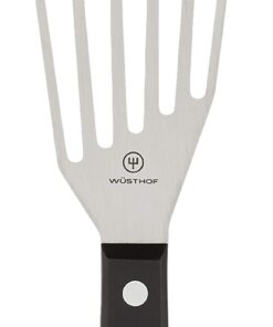 WÜSTHOF Gourmet 6.5" Offset Slotted Spatula,Silver/Black 8 51AbEA0HSL