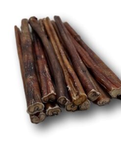 Top Dog Chews - 12 Inch Standard 12 Pack Bully Sticks, Long Lasting, 100% Natural Beef, Free Range Grass Fed, High Protein, Supports Dental Health Dog Treat for Medium & Large Dogs, 12 Pack 12 Count (Pack of 1) 26 51ApYTTDoML