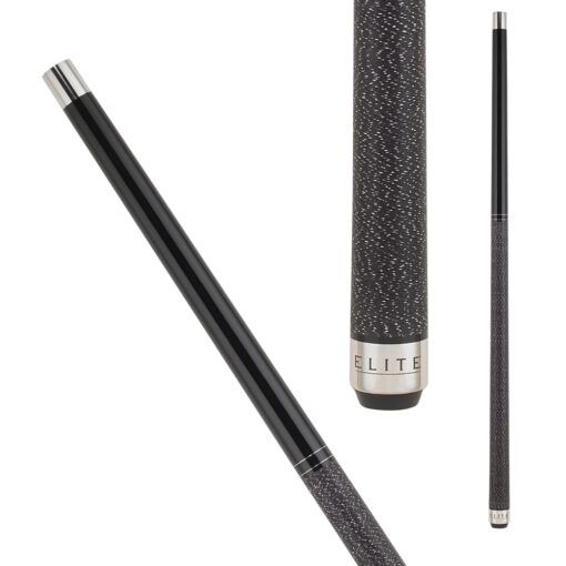 ELITE Heavy 27oz Banned Break Cue, Massive Weight Breaker Cue, Black Irish Linen Wrap, Phenolic Tip, Wooden Cue with Hardrock Maple