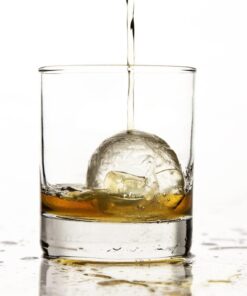 Alternative view of glacio Ice Cube Mold Combo - Large Silicone Ice Maker for Whiskey and Cocktails - Perfect for Craft Ice, Whiskey Ice Balls, and Cocktail Ice Cubes Black