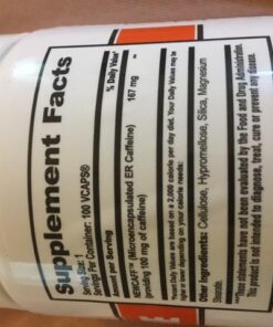 Genius Caffeine Pills 100mg, Extended-Release Microencapsulated Caffeine Pills - All-Natural Non-Crash Sustained Energy, Focus & Concentration Supplement - Nootropic Brain Booster - 100 Capsules 48 51Arc90 VNL