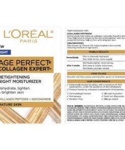 L'Oreal Paris Skin Care Age Perfect Night Cream, Anti-Aging Face Moisturizer With Soy Seed Proteins, 2.5 Oz 2.5 Ounce (Pack of 1) 29 51AwmLtN65L