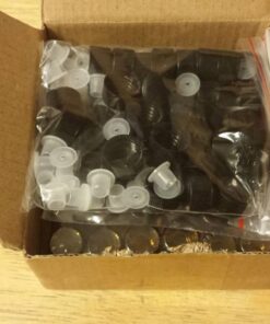 Teenitor Oil Bottles for Essential Oils, 36 Pcs 2 ml (5/8 Dram) Amber Glass Vials Bottles, with Orifice Reducers and Black Caps, with 2 Free Glass Transfer Eye Droppers 29 51B08QWWi1L