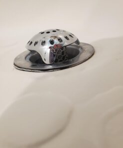 TubShroom Ultra Revolutionary Bath Tub Drain Protector Hair Catcher/Strainer/Snare Stainless Steel, 1-Pack, Silver Stainless Single 40 51B0K04D zL