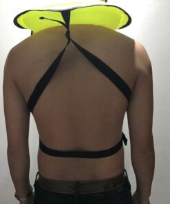 Rrtizan Snorkel Vest, Adults Portable Inflatable Swim Vest Jackets for Snorkeling Swimming Diving Safety Green one_size 35 51B1p8xoa9L