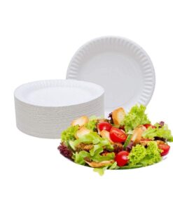 Perfect Stix Paper Plate 6" Paper Plates White, Pack of 300 (Packaging May Vary) 6" Plates 7 51B324LBvUL
