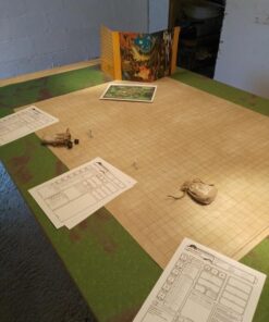 Stratagem 6' x 4' Open Field Grass Terrain Neoprene Tabletop Wargaming Grass Field Battlemat with Carrying Case 32 51B4XOxf2UL