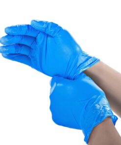 Basic Medical Synmax Vinyl Exam Gloves - Latex-Free & Powder-Free - Large, BMPF-3003(Case of 1,000) Blue Large (Pack of 1000) 11 51B5 d kjjL 1