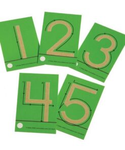 Alternative view of Sandpaper Numerals