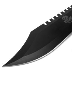 Mossy Oak Survival Hunting Knife with Sheath, 15-inch Fixed Blade Tactical Bowie Knife with Sharpener & Fire Starter for Camping, Outdoor, Bushcraft 20 51BCZmCXY4L