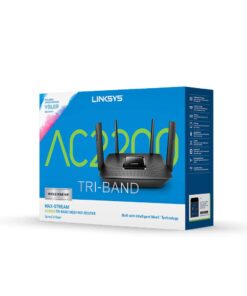 Linksys Mesh Wifi 5 Router, Tri-Band, 2,000 Sq. ft Coverage, Supports Guest WiFi, Parent Control, 20+ Devices, Speeds up to (AC2200) 2.2Gbps - MR8300 2000 ft, 20+ Devices, 2.2 Gbps 29 51BEqQGIcFL