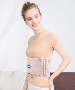 LEAMAI- Decompression Back Belt, Bold Air Column Stronger Support for Your Back, Relief Back Pain- (Type I,Beige,Size S(25"-36")) Beige Y02-S(25"-36") 16 51BNeOyLYzL