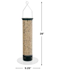 Droll Yankees YCPT-360 021964205300 Squirrel Proof Bird Feeder, Yankee Tipper, 17-Inch, 4 Po, Black 6 51BOSFs1rL