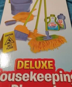 Kidzlane Kids Cleaning Set for Toddlers | Kids Broom Set for Kids for Play | Mop and Cleaning Toys Set | Kids Broom and mop Set for Toddlers | Cleaning Toys for Kids Ages 4-8 and Older Housekeeping 38 51BOlayiS6L